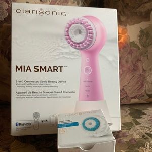 NIB Clarisonic Mia SmartBrush SEALED w/bonus brush